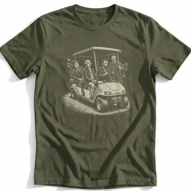 PRESIDENT FACES CADDY 4 T-Shirt AU image 3