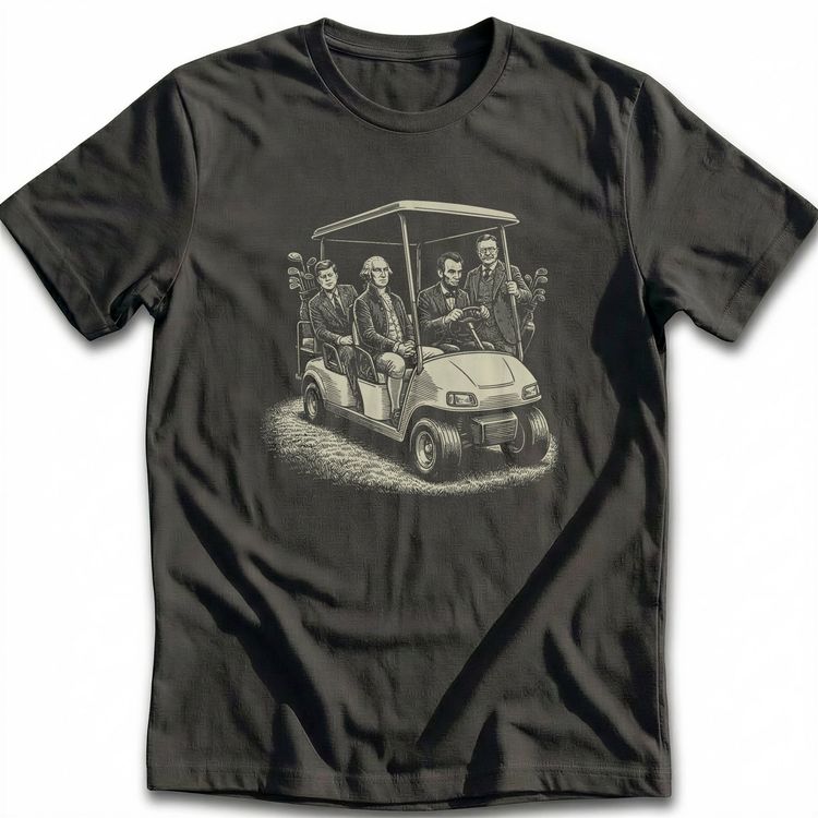 PRESIDENT FACES CADDY 4 T-Shirt AU image 5