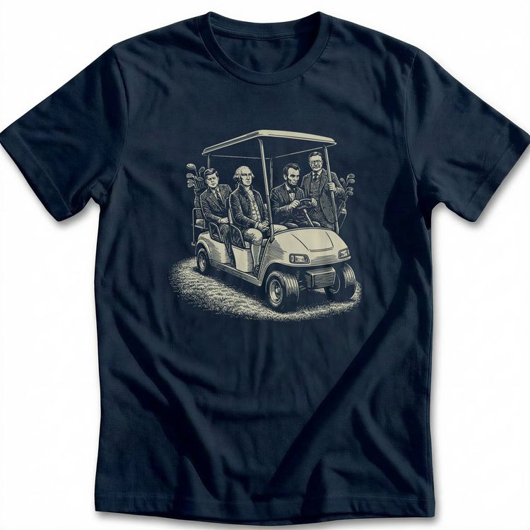 PRESIDENT FACES CADDY 4 T-Shirt AU image 4