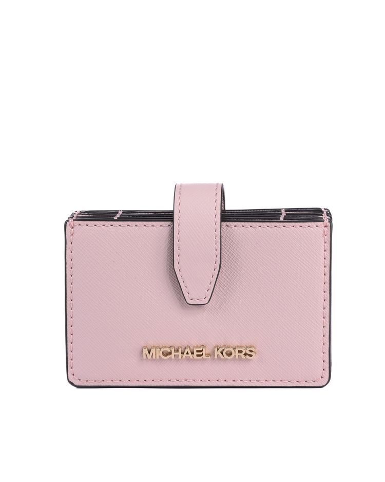 Michael Kors Pink Cardholder Wallet 35F2GTVD0L POWDER BLUSH