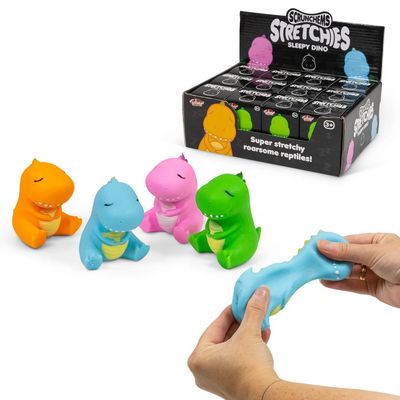 Scrunchems Stretchies Sleepy Dino Toy - 4 Colours - Each