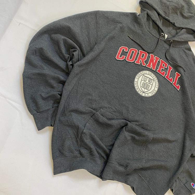 Champion Cornell University Double Sided Hoodie - Charcoal Grey (XL) obraz 3