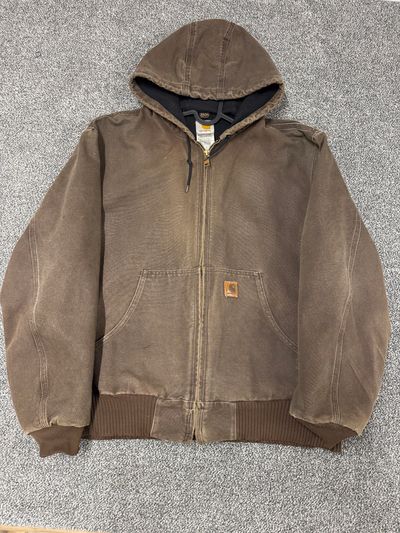 Carhartt Brown Hooded Jacket