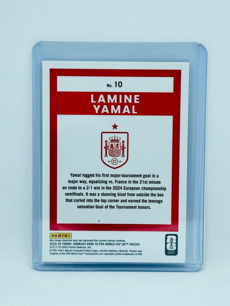 Lamine Yamal - España - Optic parallel (no base) - Panini Donruss Road to FIFA World Cup 2026 2