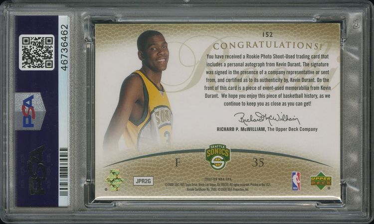 PSA 10 Steph Curry RC AUTO /35 2