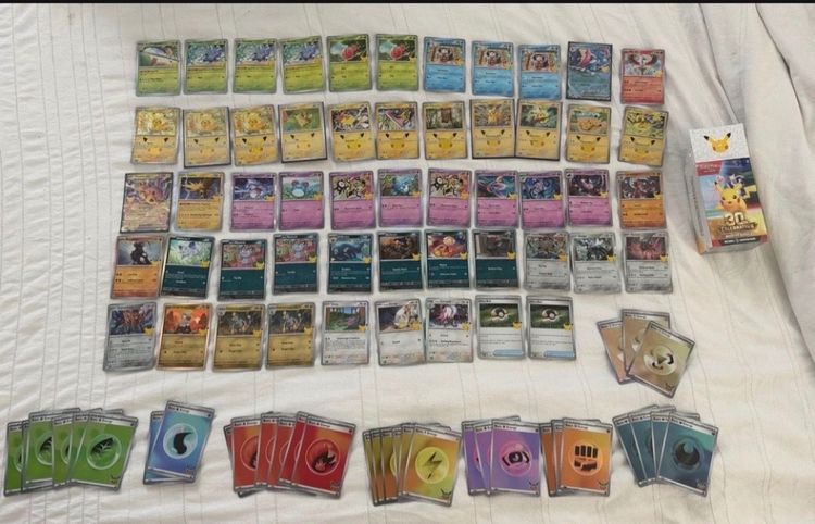 GRADED SLABS+Pokémon 30th Anniversary Card Lot – 13 Pikachu’s, Moltres & Full Arts image 4
