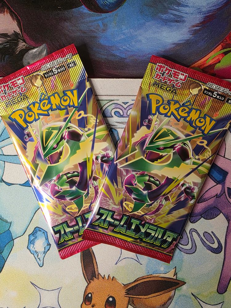 2 bustine storm emeralda pokemon jap