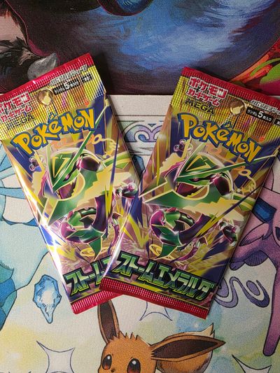 2 bustine storm emeralda pokemon jap