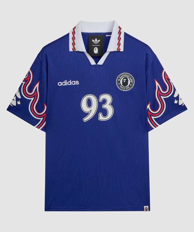 BAPE x Adidas Flame Jersey ‘Blue’