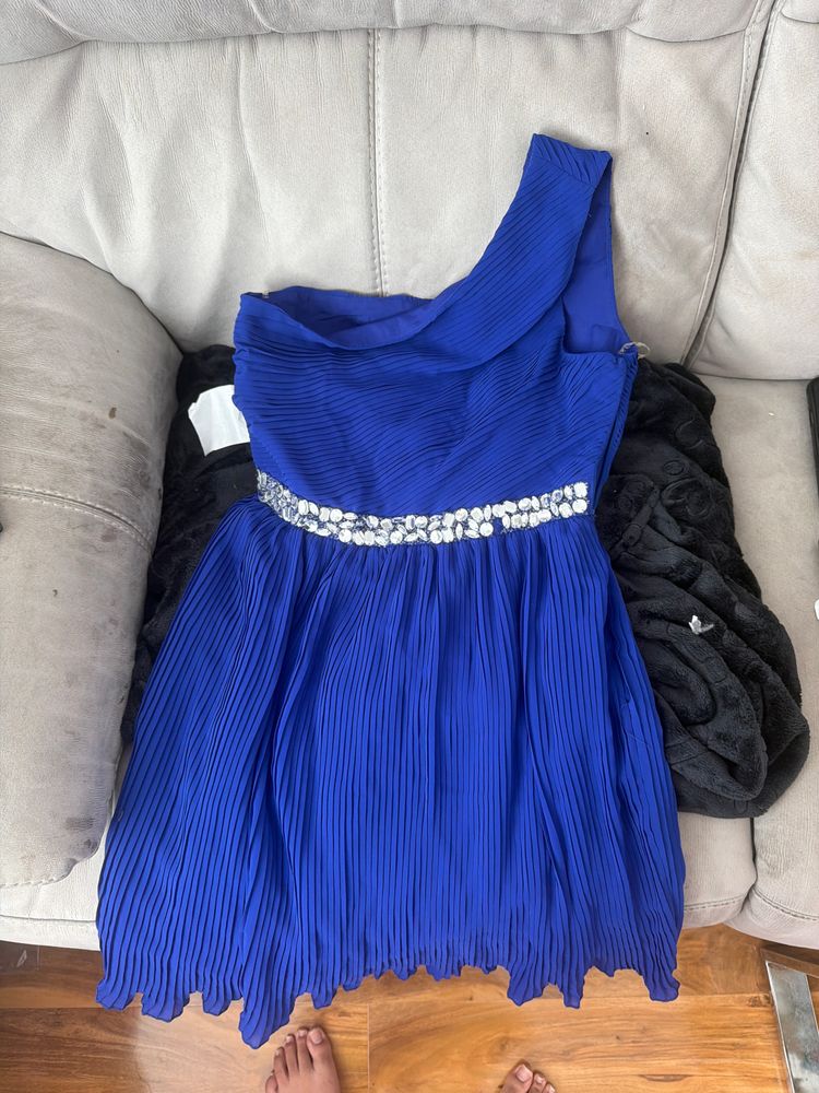Other Blue One-Shoulder Dress product image