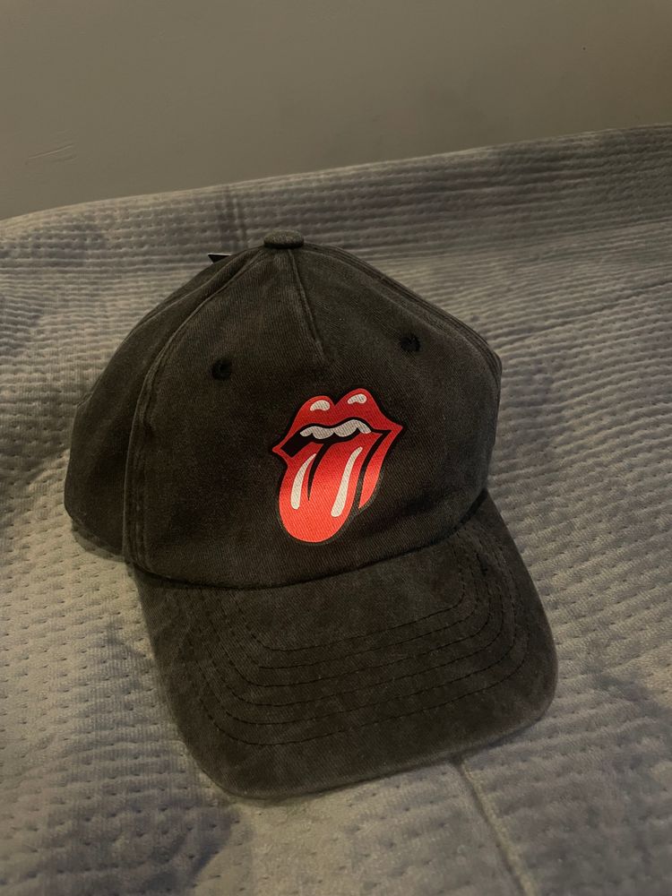 The Rolling Stones The Rolling Stones Black Cap With Tongue Logo product image