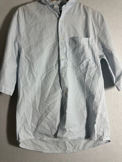 TopMan Shirt Light Blue Striped.