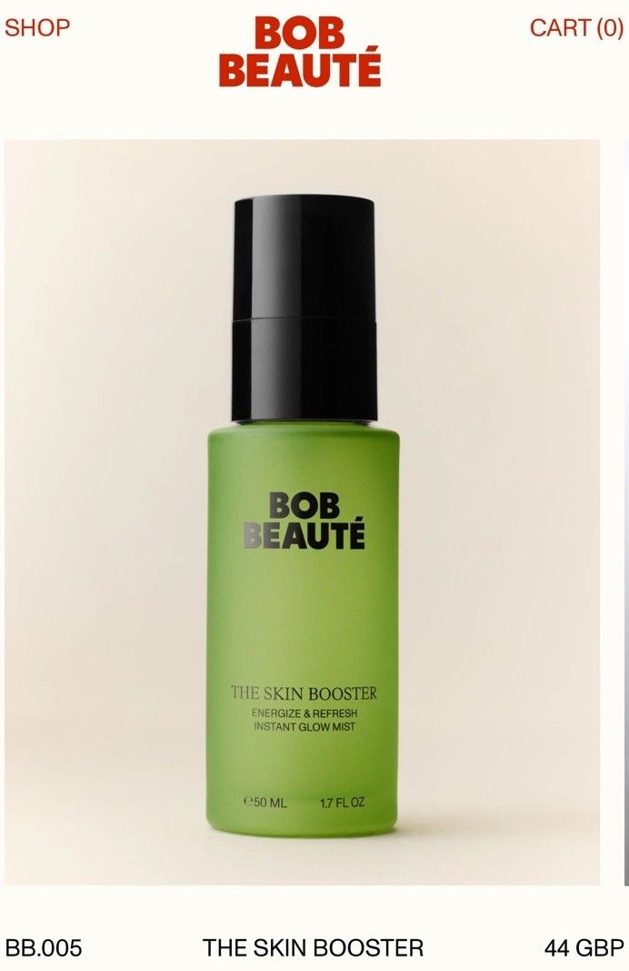 Bob Beauté The Skin Booster Instant Glow Mist 50ml BNIB £44 image 2