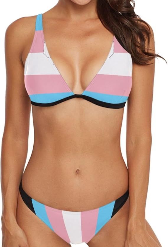 Striped Bikini Set image 2
