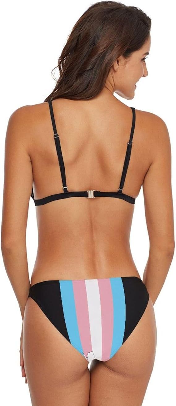 Striped Bikini Set image 3