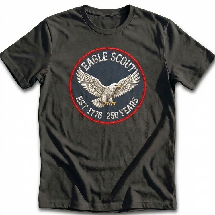 Vintage Scout Badge Eagle T-Shirt image 4