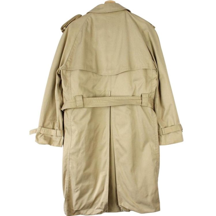 Vintage 90s Burberry Belted Trench Coat Medium image 2