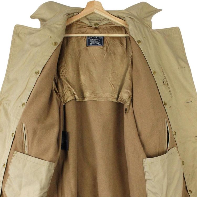 Vintage 90s Burberry Belted Trench Coat Medium image 3