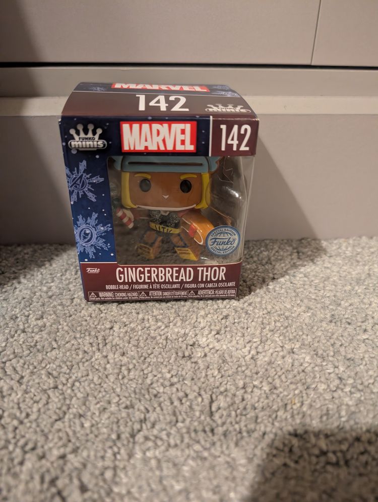 Marvel Gingerbread Thor Funko Pop Figure