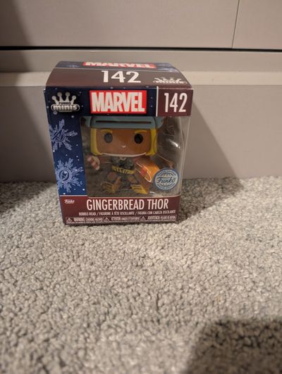 Marvel Gingerbread Thor Funko Pop Figure