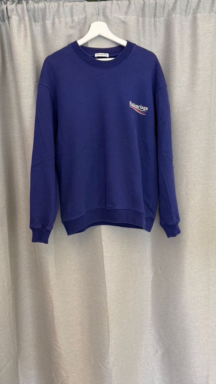 Balenciaga Blue Sweatshirt