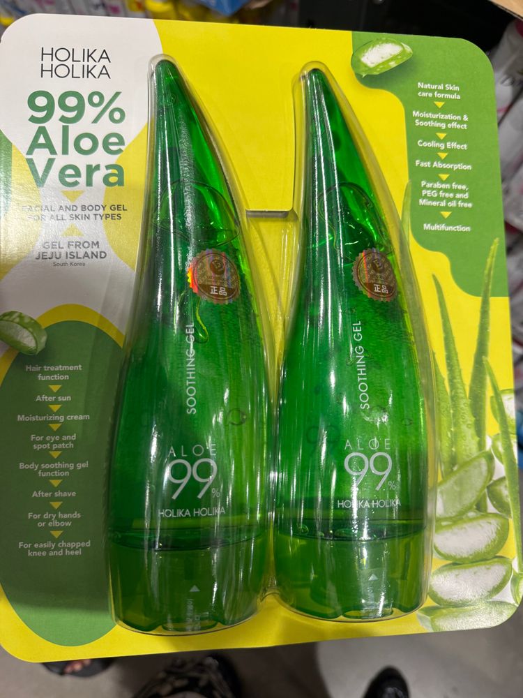 Holika Holika 99% Aloe Vera Soothing Gel pack of 2  3