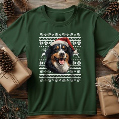 Bernese Mountain Dog Santa Hat 6