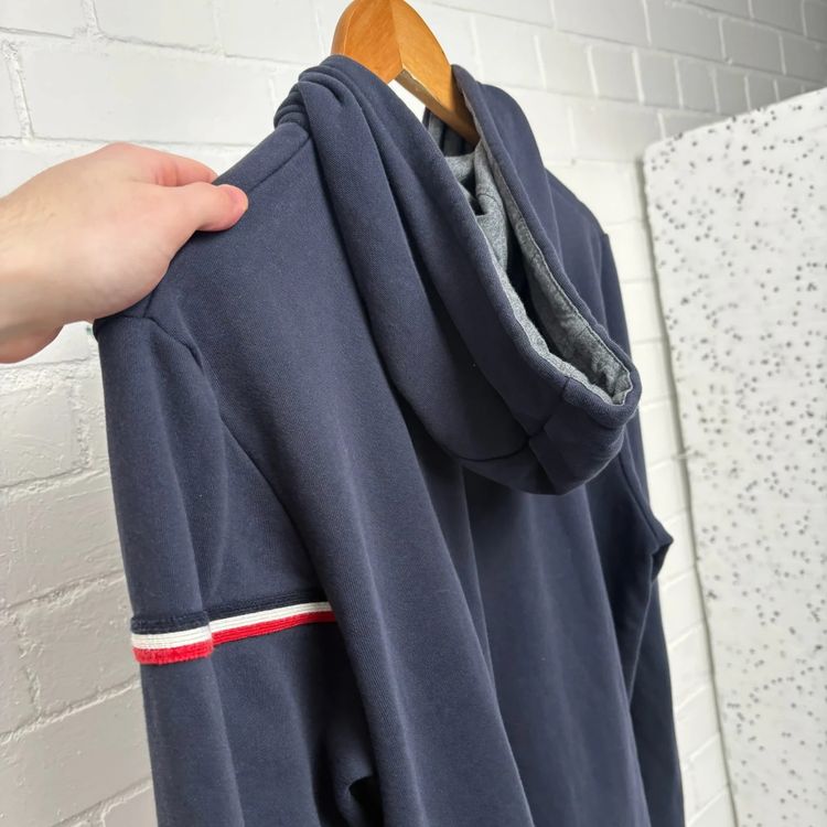 Moncler Navy Maglia Zip Through Hoodie imagen 6