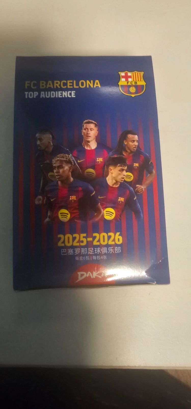 FC Barcelona 1x caja case daka Fc Barcelona 2025-2026 Top Audience Collectible Cards product image