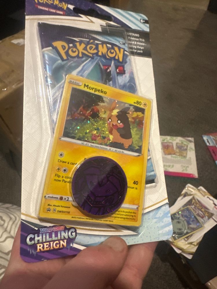 Pokémon Chilling Reign Trading Card Game Morpeko Card Pack
