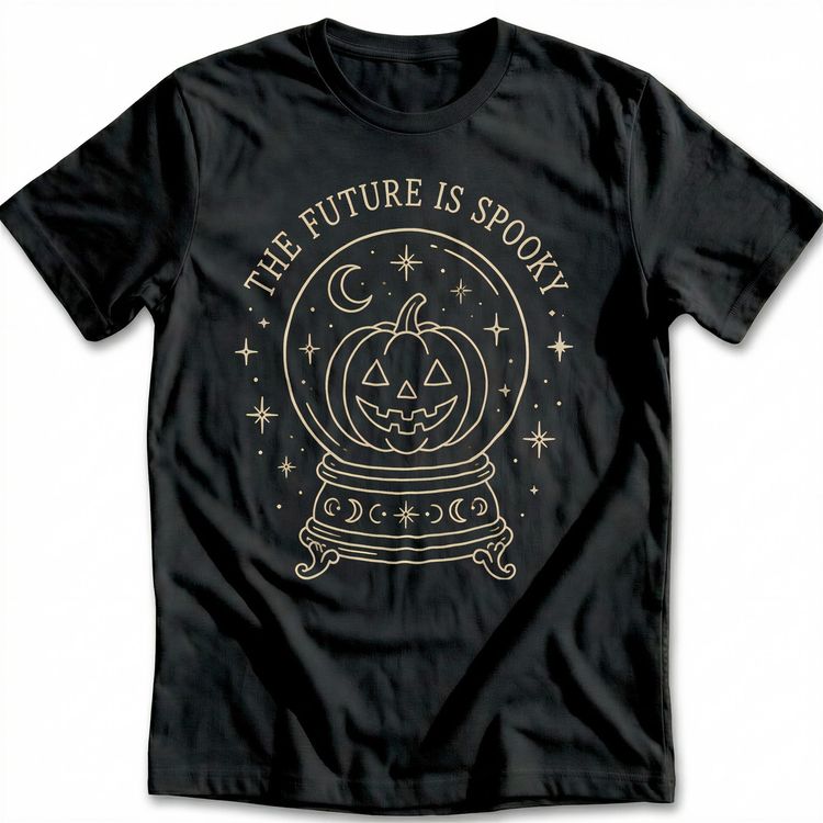 Crystal Ball Future Spooky T-Shirt EU image 2