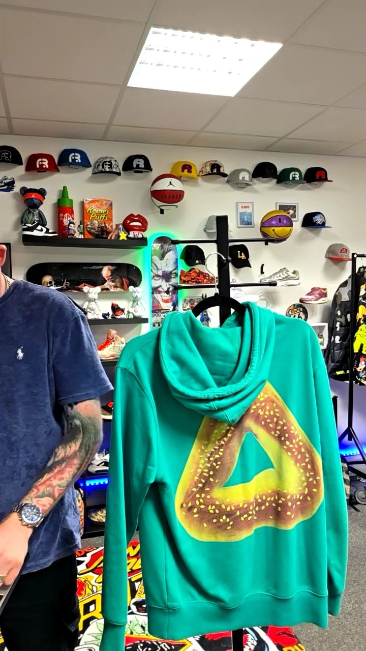 palace hoodie size small