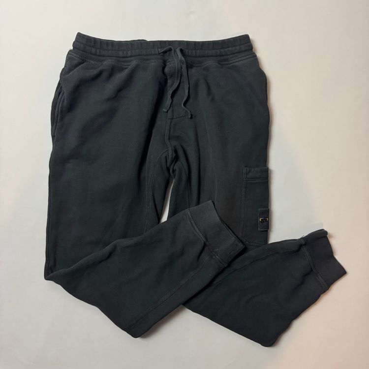 Stone Island Black Joggers - Large