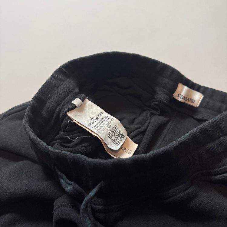 Stone Island Black Joggers - Large 5