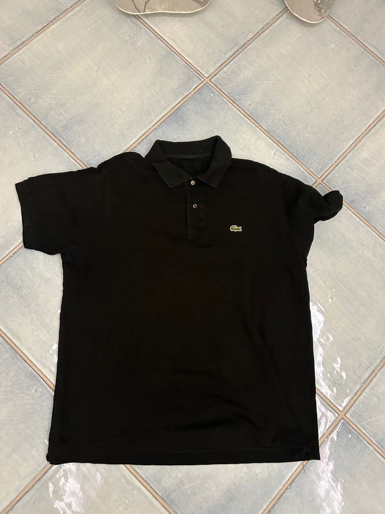 Lacoste black polo shirt
