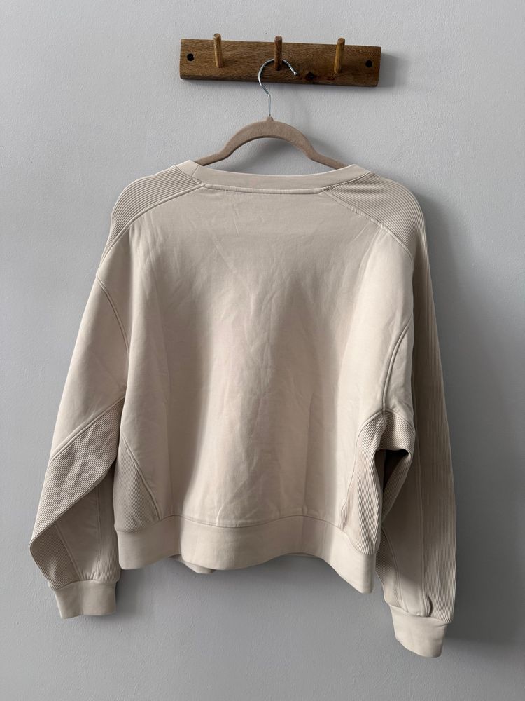 Oysho Beige Sweatshirt bluza męska  2