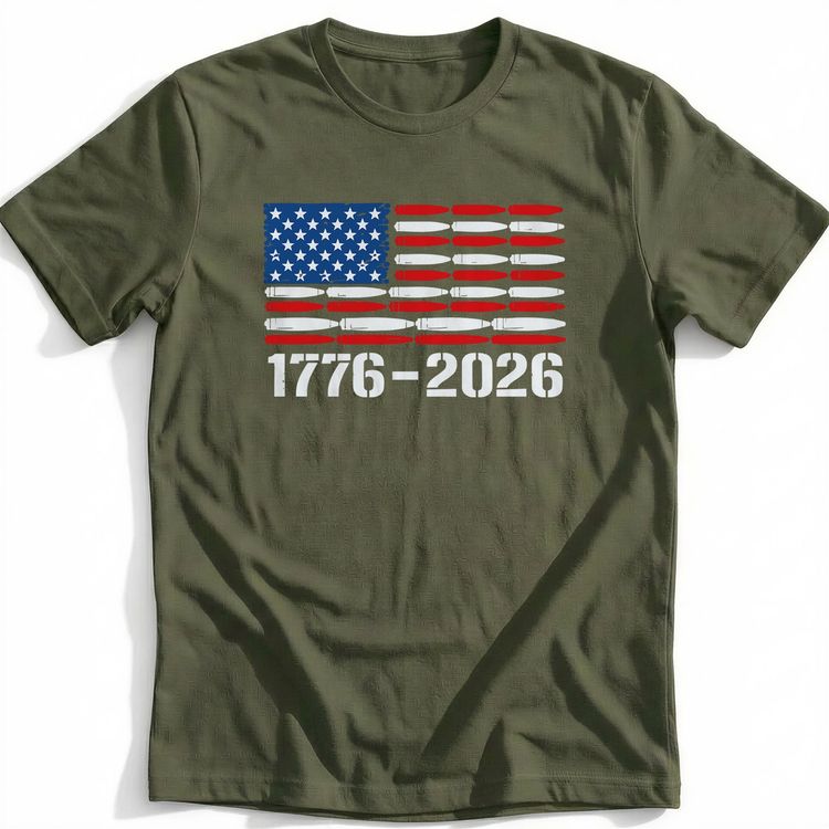 USA 250 BULLET FLAG T-Shirt 3
