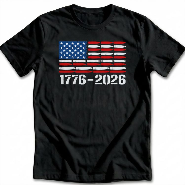 USA 250 BULLET FLAG T-Shirt