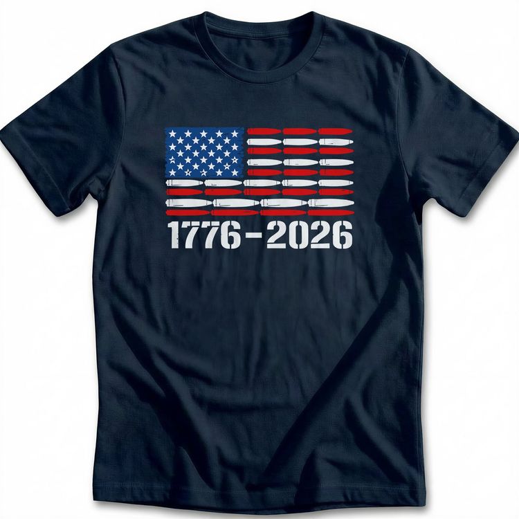 USA 250 BULLET FLAG T-Shirt 5