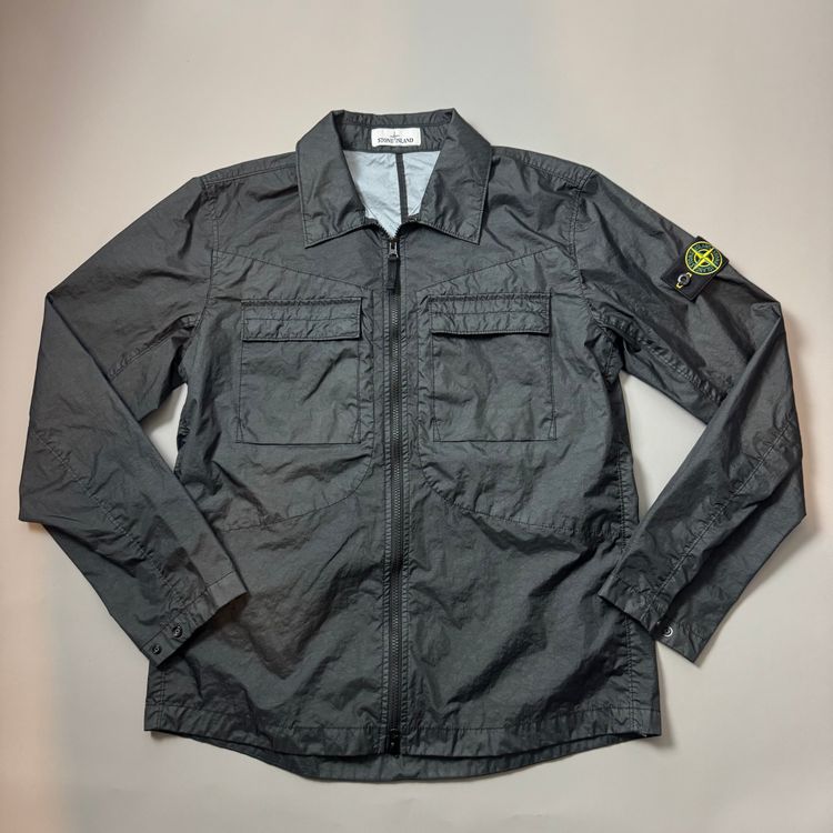 Stone Island Membrana 3L TC Nylon Overshirt - Large image 1