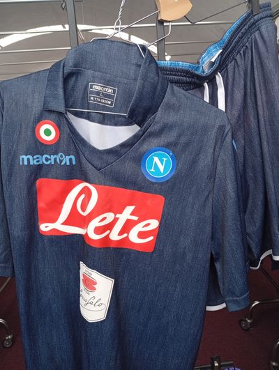 Macron Napoli Football Jersey And Shorts