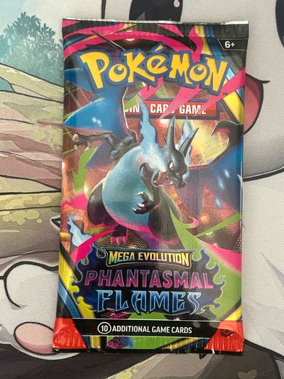Pokémon Trading Card Game Mega Evolution Phantasmal Flames Booster Pack