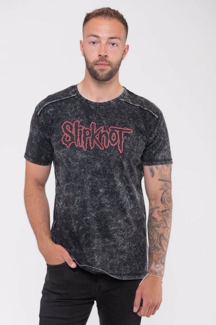 Other Slipknot Band Logo Snow Wash T Shirt product image