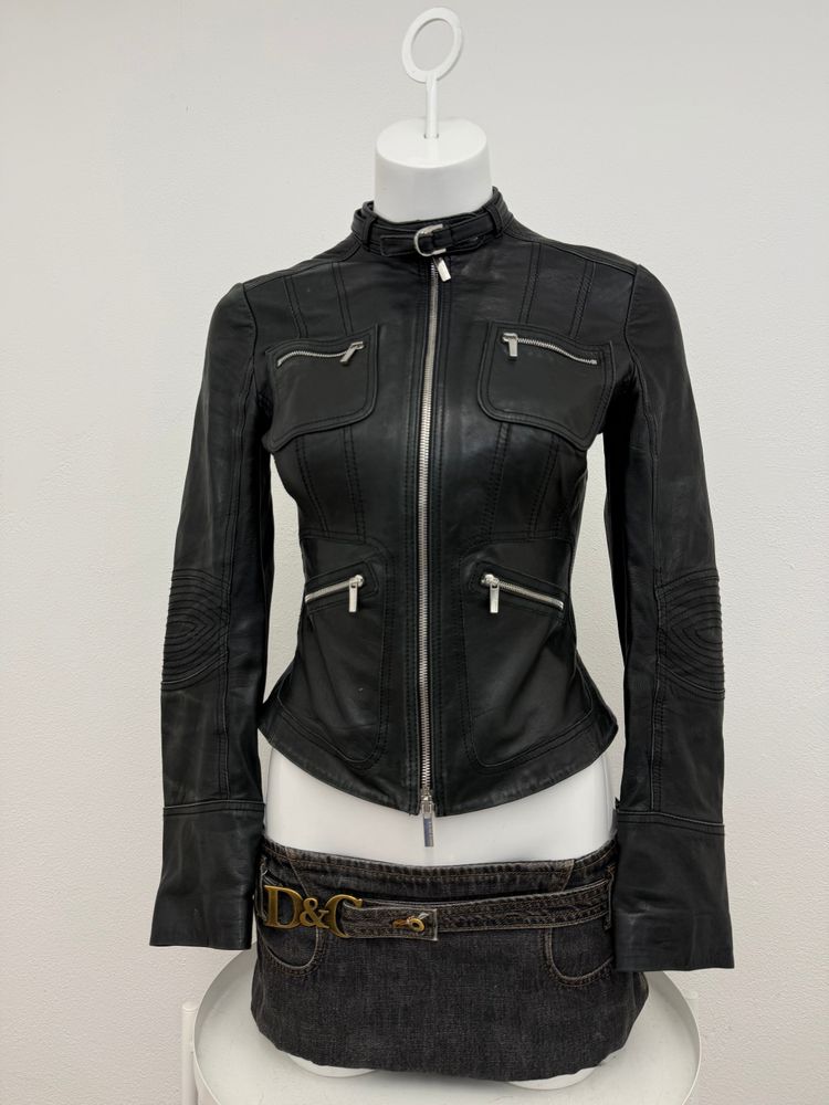 Karen Millen Leather Jacket (UK8)