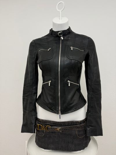 Karen Millen Leather Jacket (UK8)