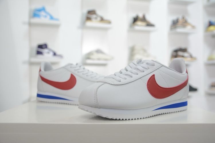 Nike Nike White Sneakers With Red Swoosh product image