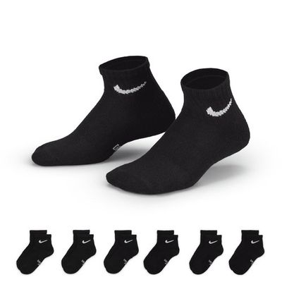 Nike Kids Black Ankle Socks 3-4 years
