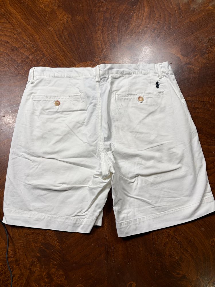 Polo Ralph Lauren White Shorts pantaloncino w33 bianco 