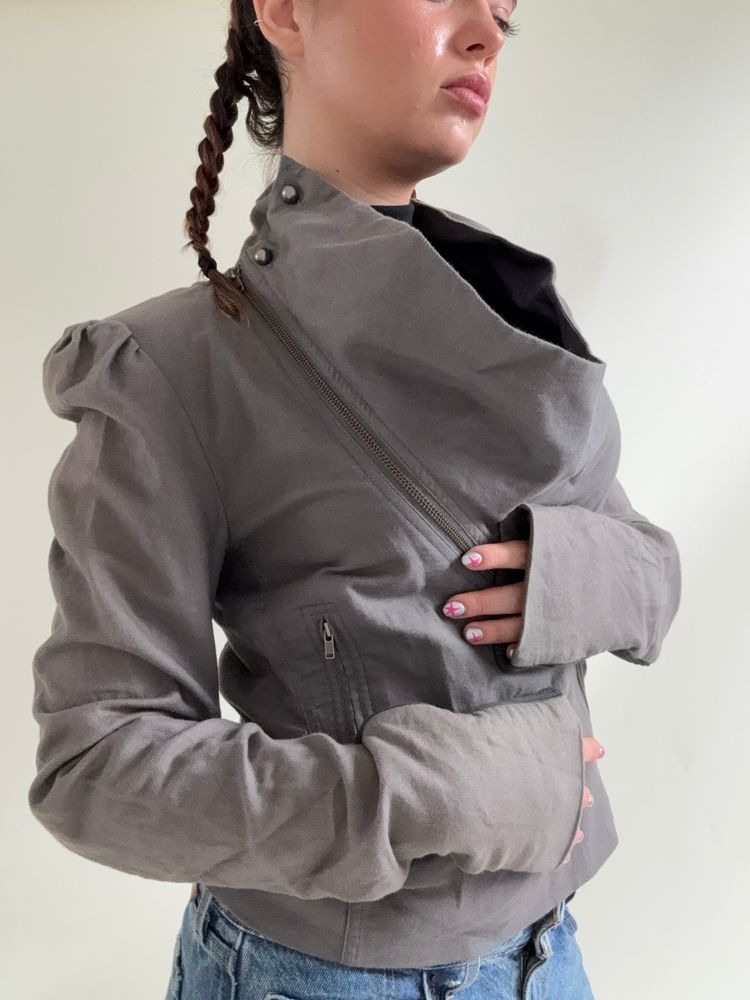 Immagine di Allsaints Asymmetric Jacket (UK12) 5