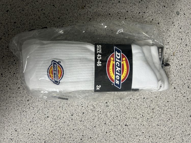Dickies Dickies White Socks 3-Pack £19 RRP product image